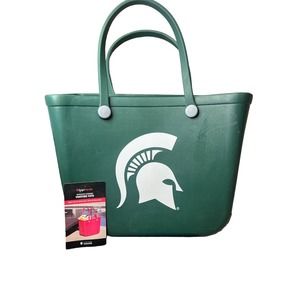 Michigan State Spartans Logo Brands Venture Tote Beach Tailgating Sports Bag